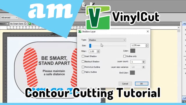 #SortIT, How to Use VinylCut Software for Contour Cutting on V-Smart and V-Smart Plus Vinyl Cutters