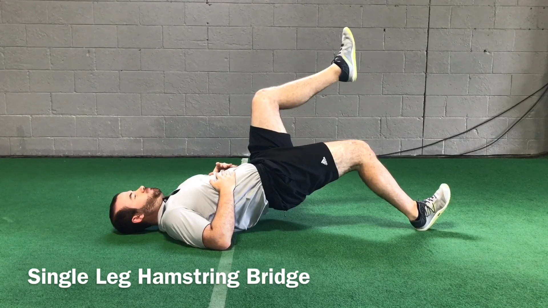 Single Leg Hamstring Bridge