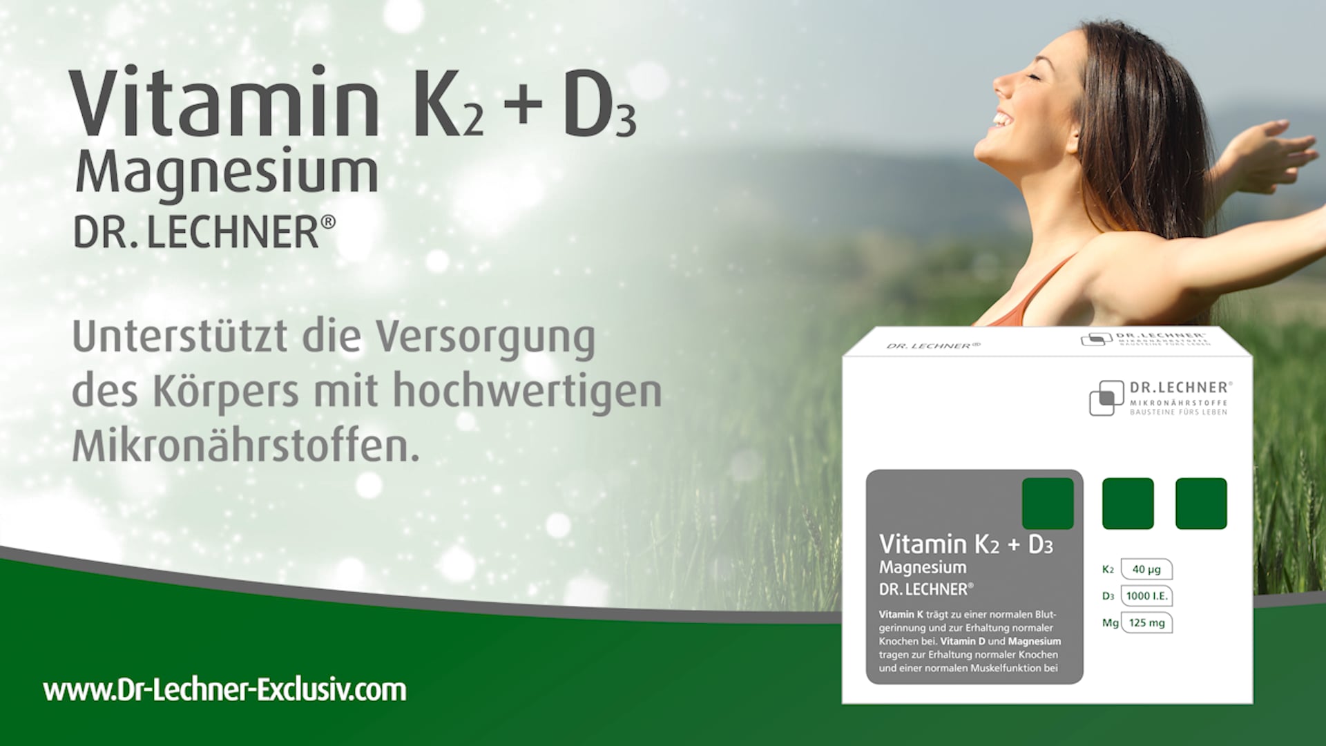 DR. LECHNER Vitamin K2 + D3 Magnesium Clip on Vimeo