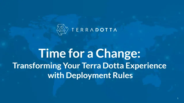 Administrator View of an Application – Terra Dotta