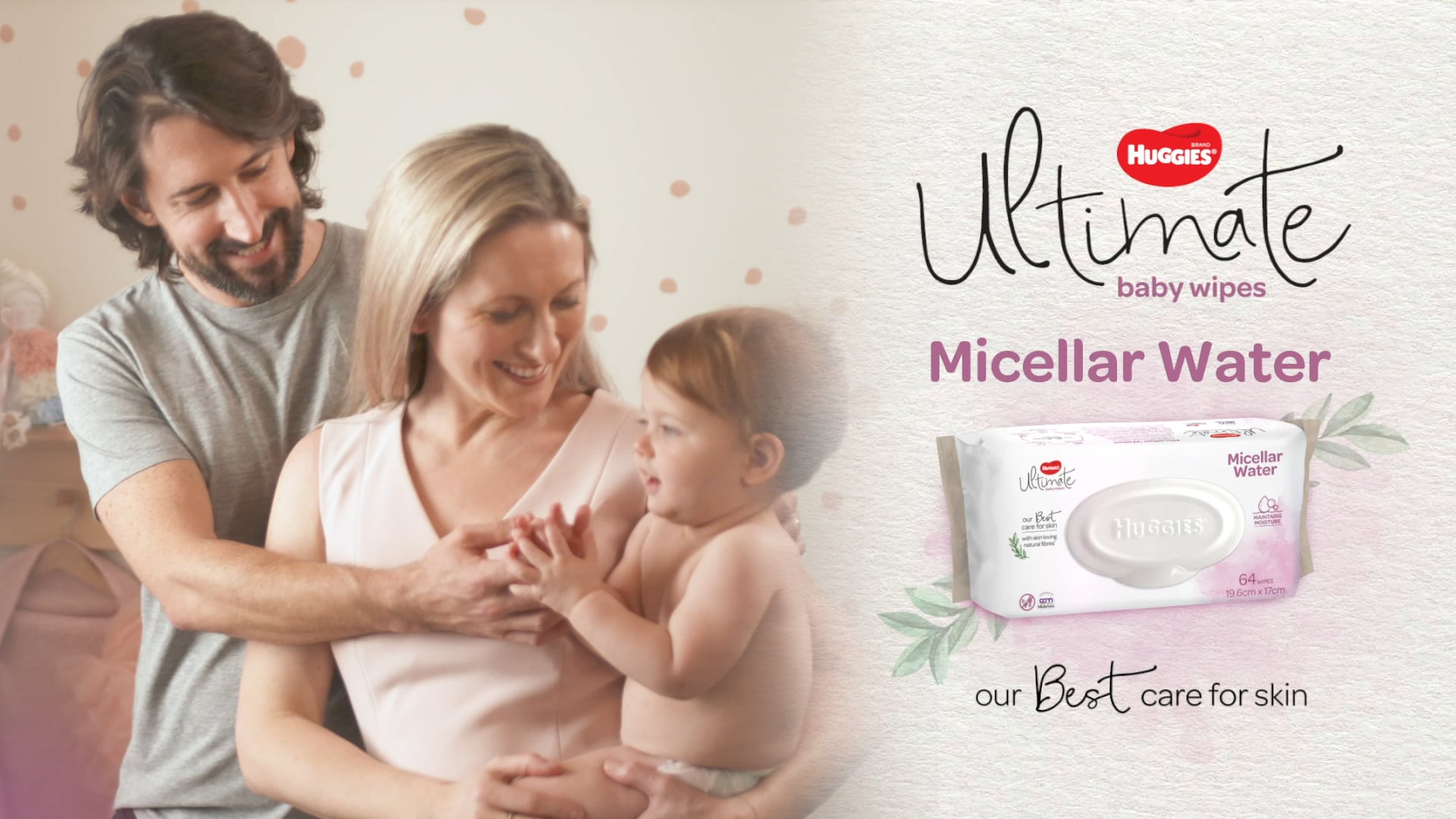 Huggies Ultimate Baby Wipes TVC Campaign