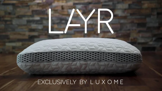 LUXOME Layr Adjustable Firmness & Loft Pillow - Completely Customizable - Memory Foam - Cooling Cover - King