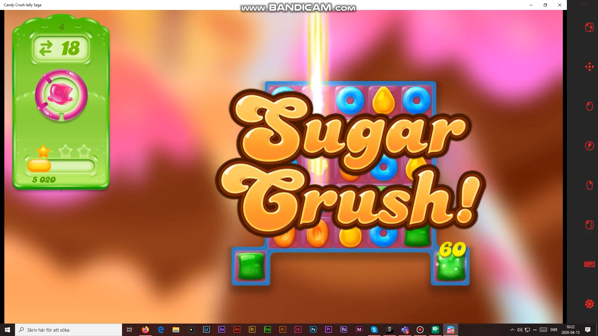 Create candy crush game images and edit photos online