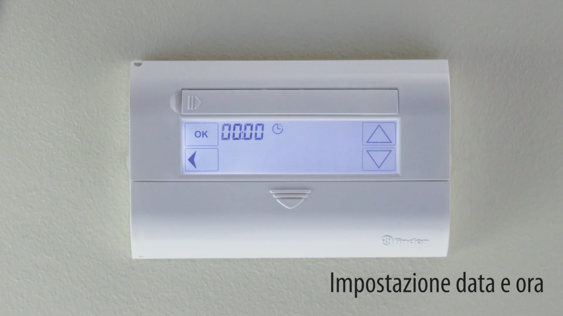 Termostato Ambiente Finder Touch Digitale - Programmabile, Bianco, Montaggio A Parete, Con Invertitore 5A - Foto 7