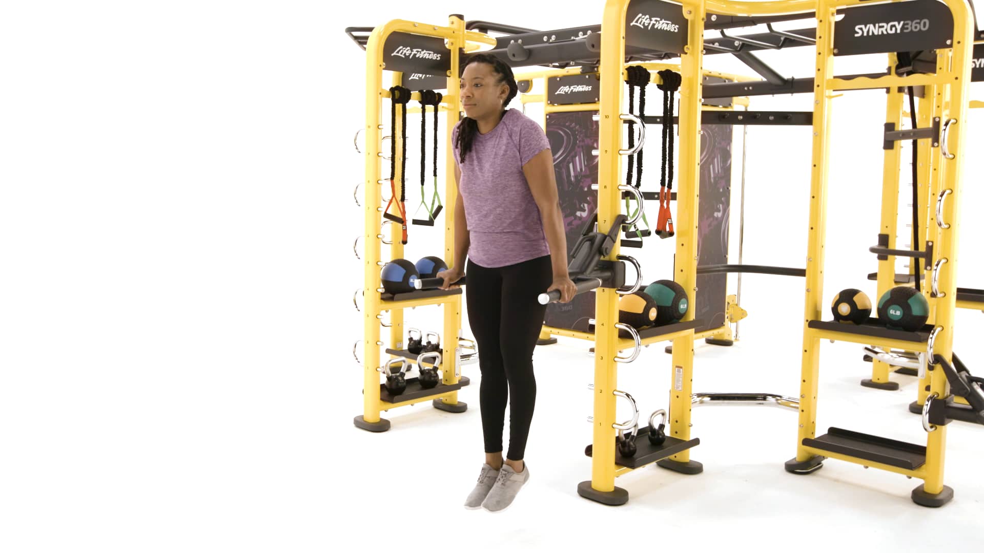 Dip Bar Leg Raise on Vimeo