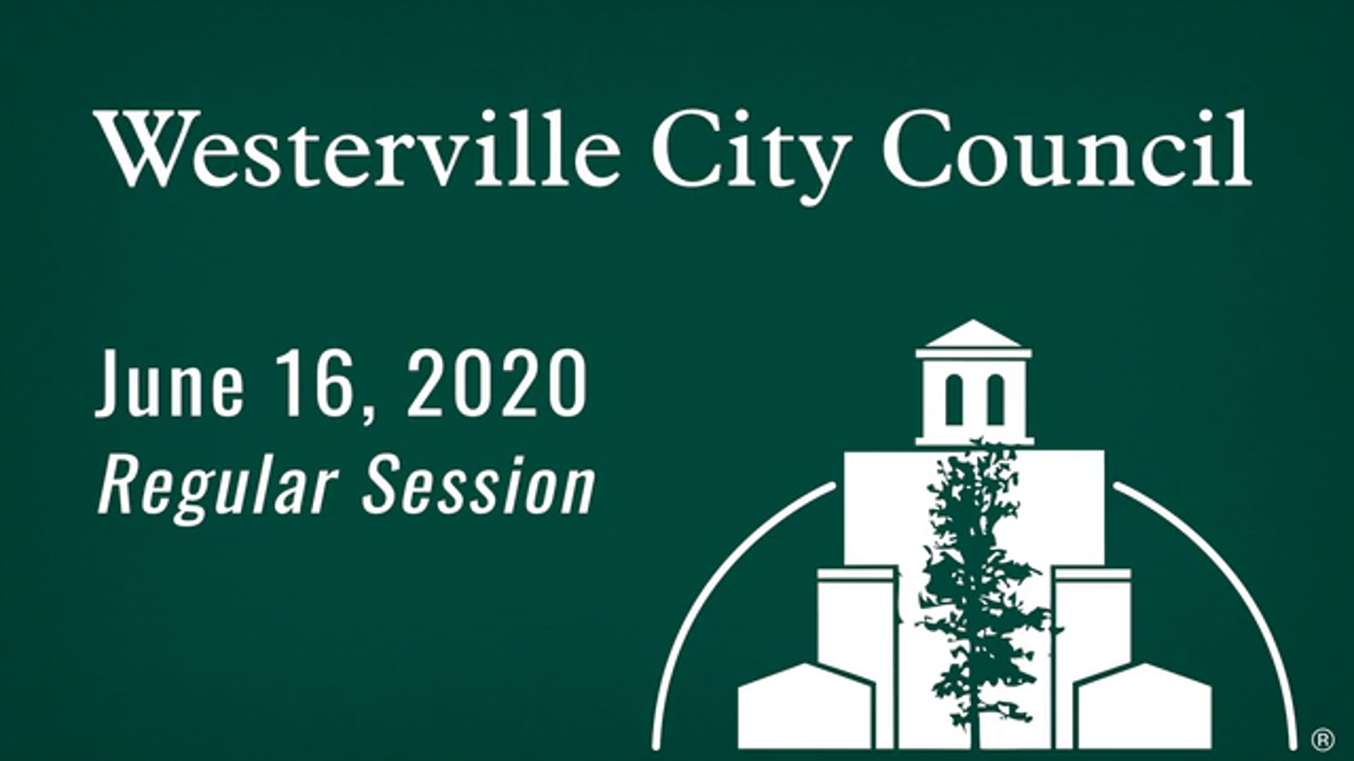 Westerville City Council June 16, 2020