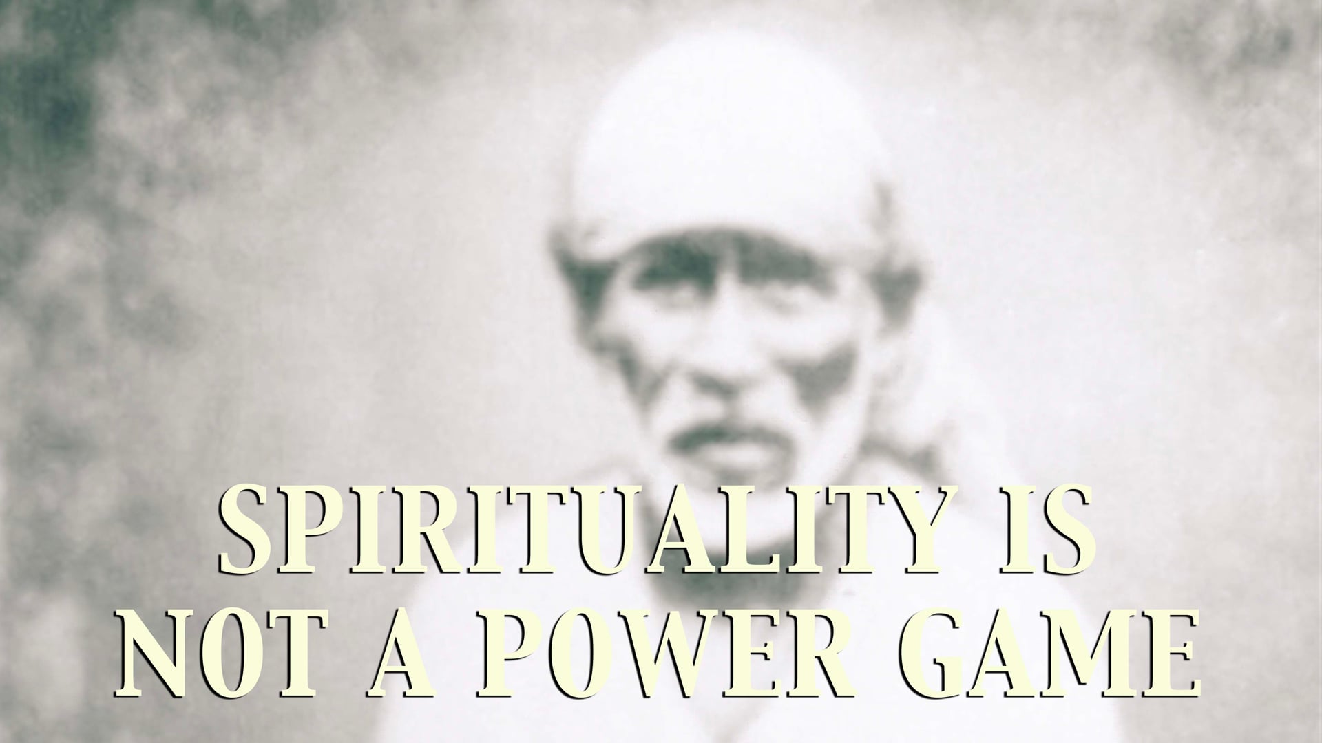 Spirituality is not a power game