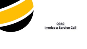 Invoice a Service Call