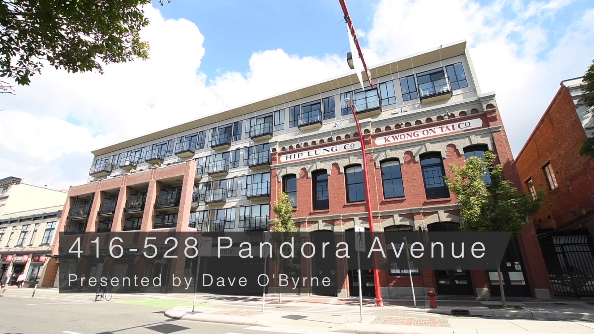 Dave O'Byrne presents 416-528 Pandora Avenue