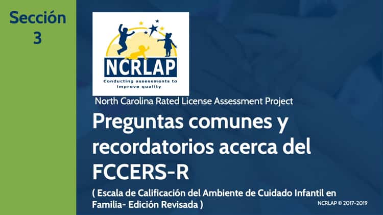 Escala de Calificación del Ambiente de Cuidado Infantil en Familia ...