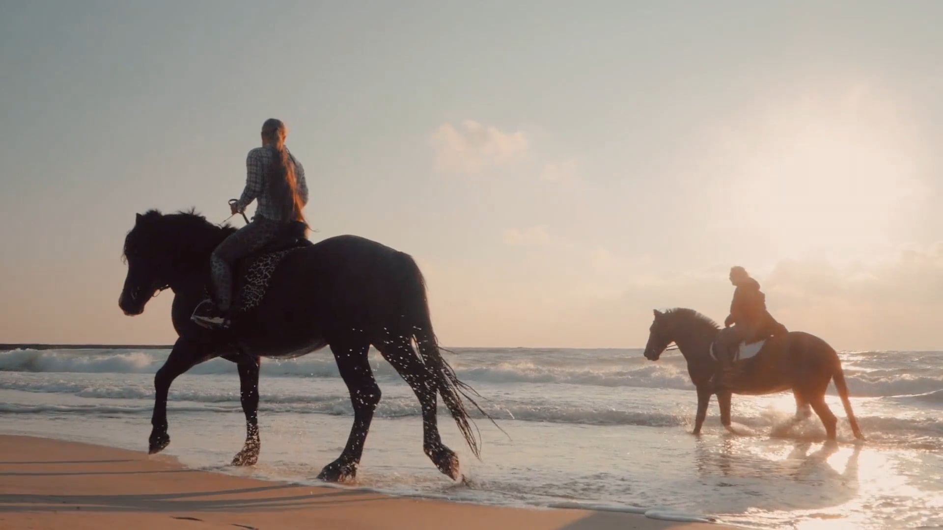 Horseback riding on the Beach!