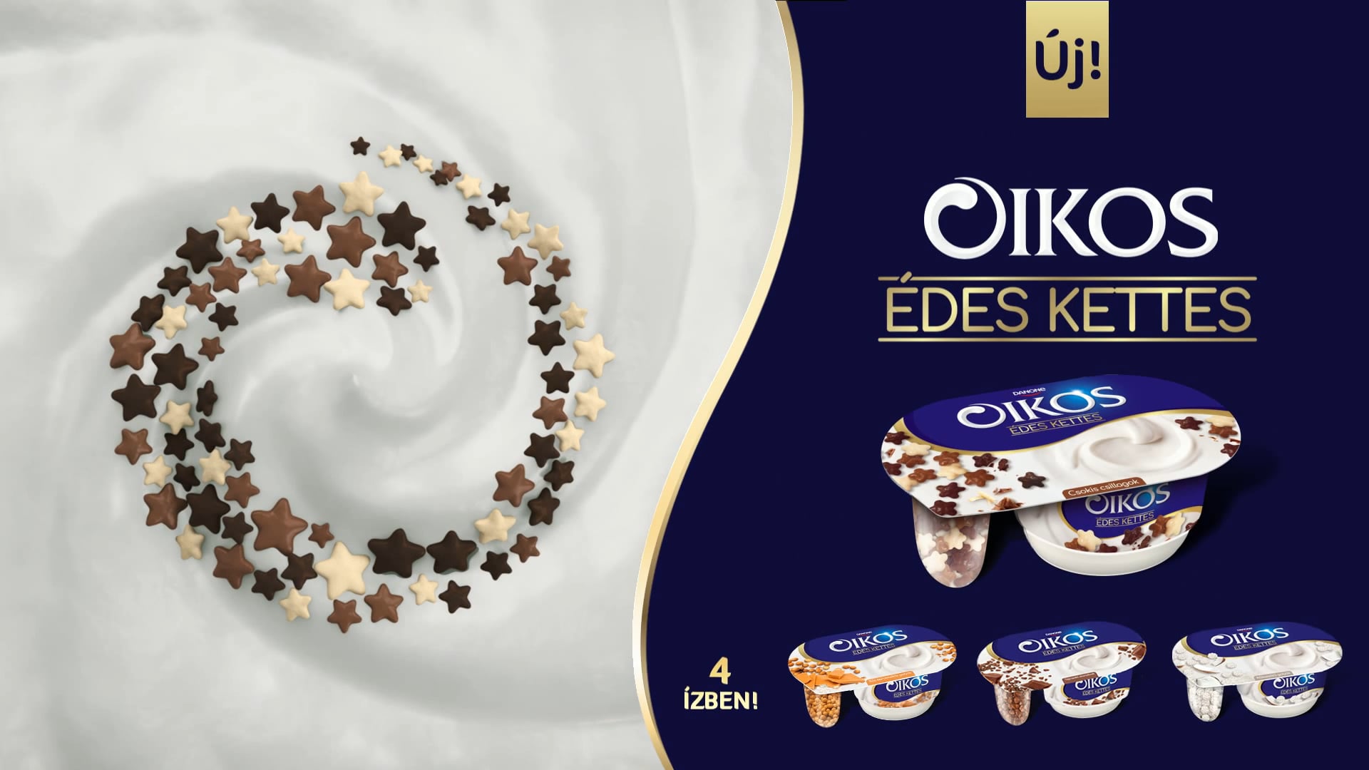 Danone Oikos Édes Kettes - product launch TVC