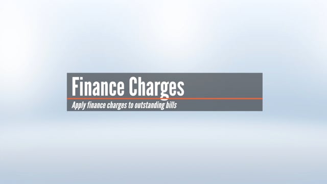 Finance Charges