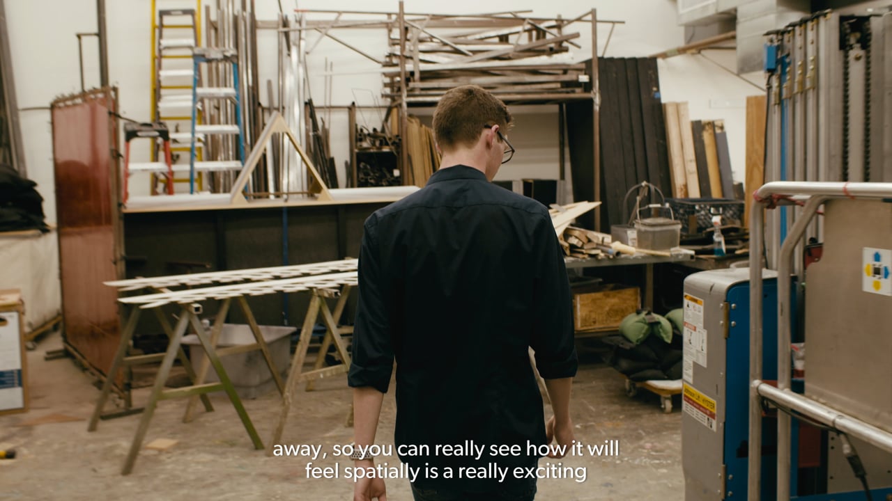 Still from a University of Redlands student profile