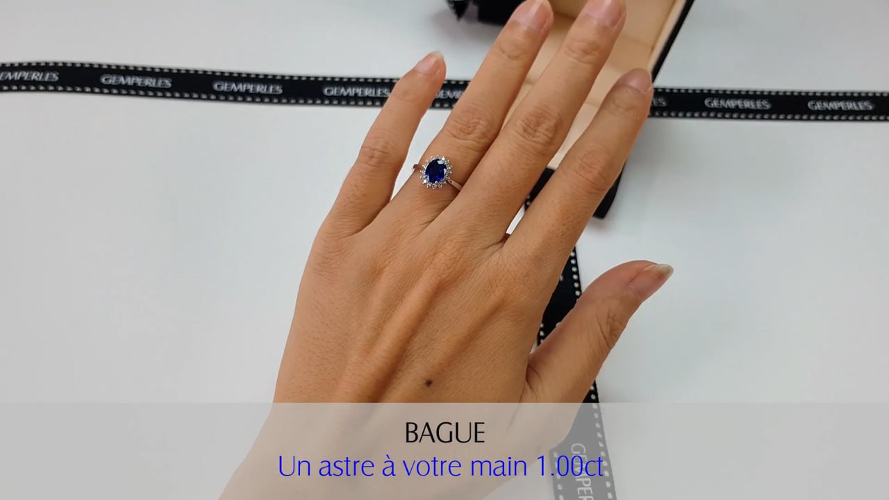 Anello Un Astre à Votre Main 1.00ct | Gemperles