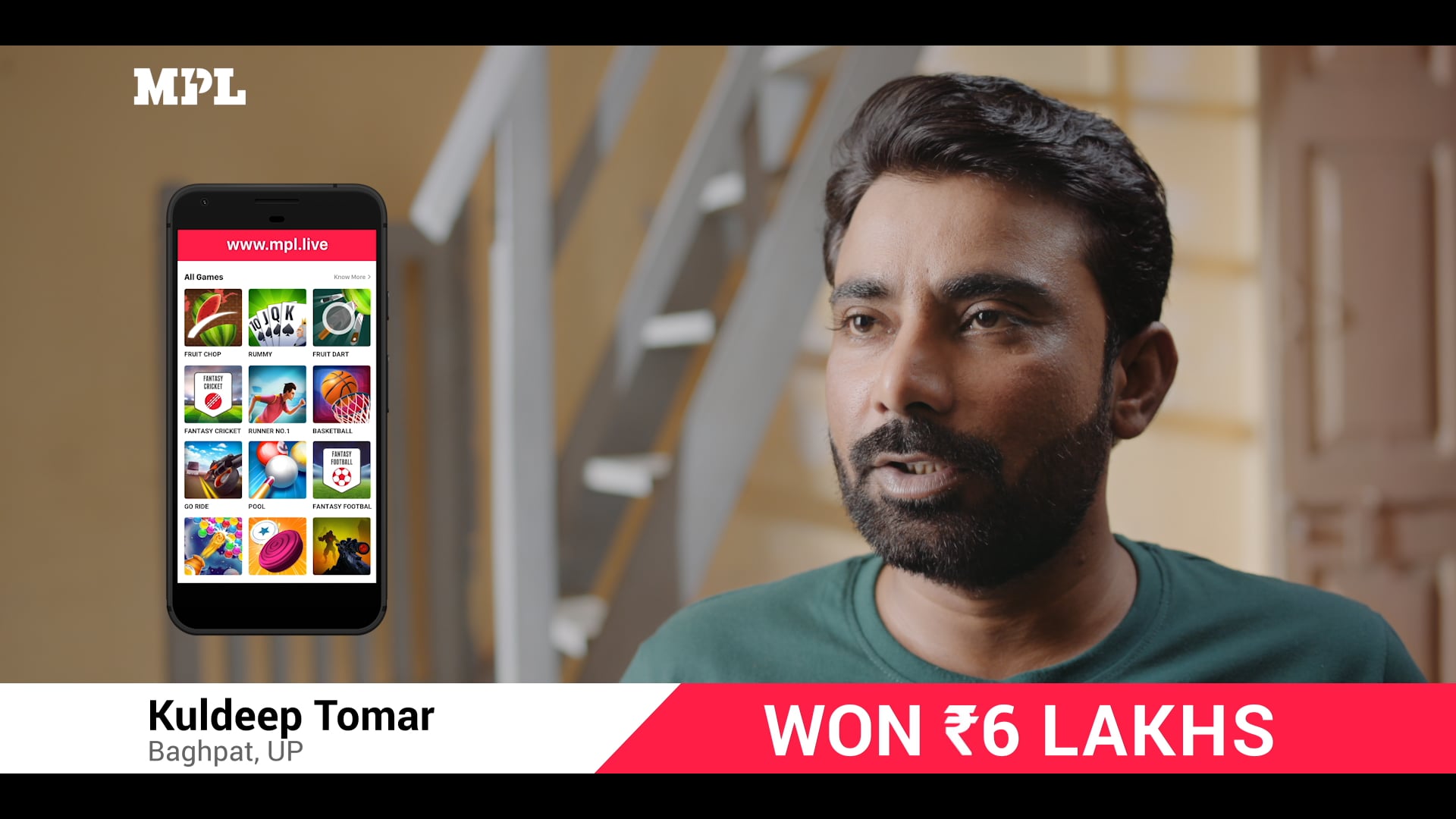 Mobile Premier League Testimonial - Kuldeep