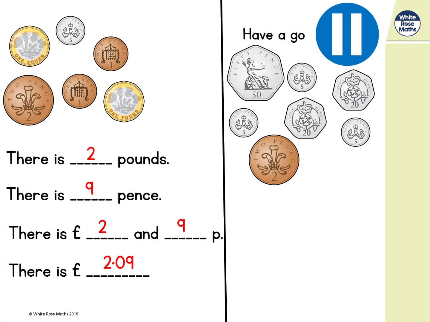 year 4 week 9 lesson 1 pounds and pence on vimeo