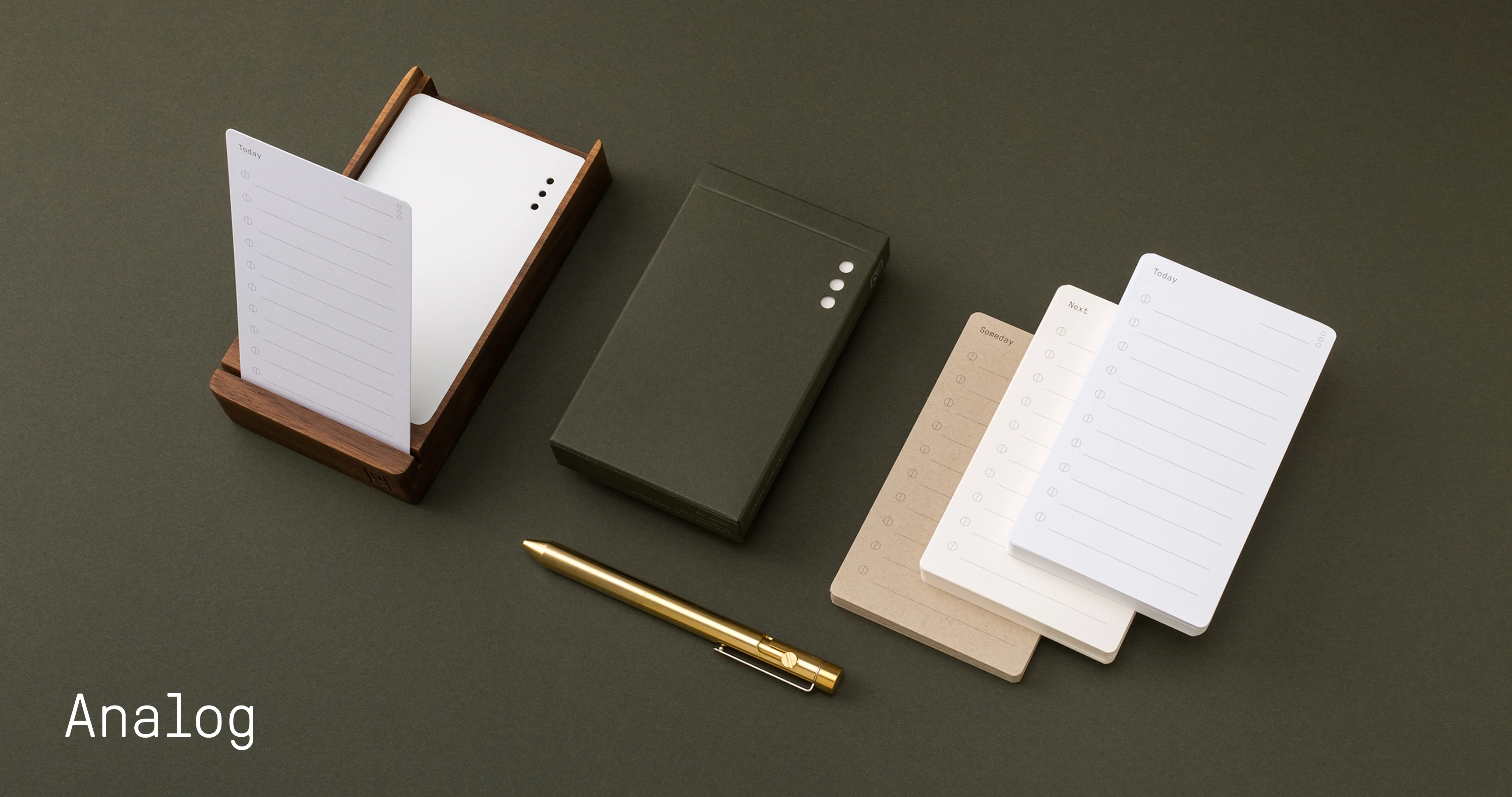 【ToDoリスト】 ugmonk - analog Analog Premium Starter Kit (Walnut) – Ugmonk