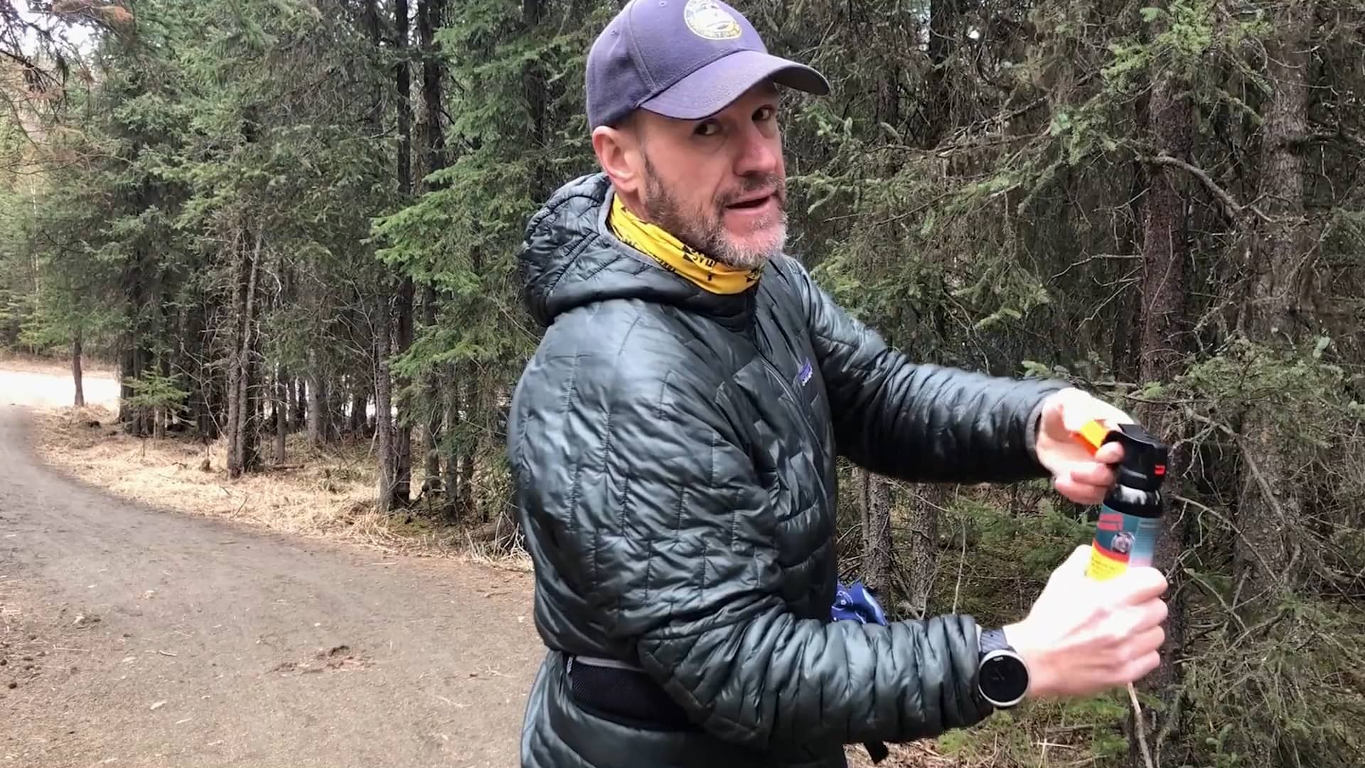 Bear spray demonstration on Vimeo