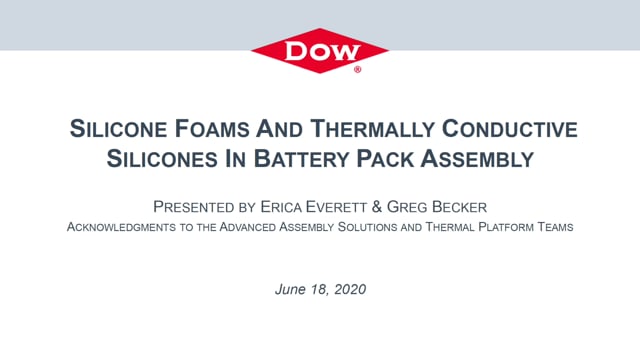 How silicone solutions in EV battery assembly can improve thermal management and fire protection