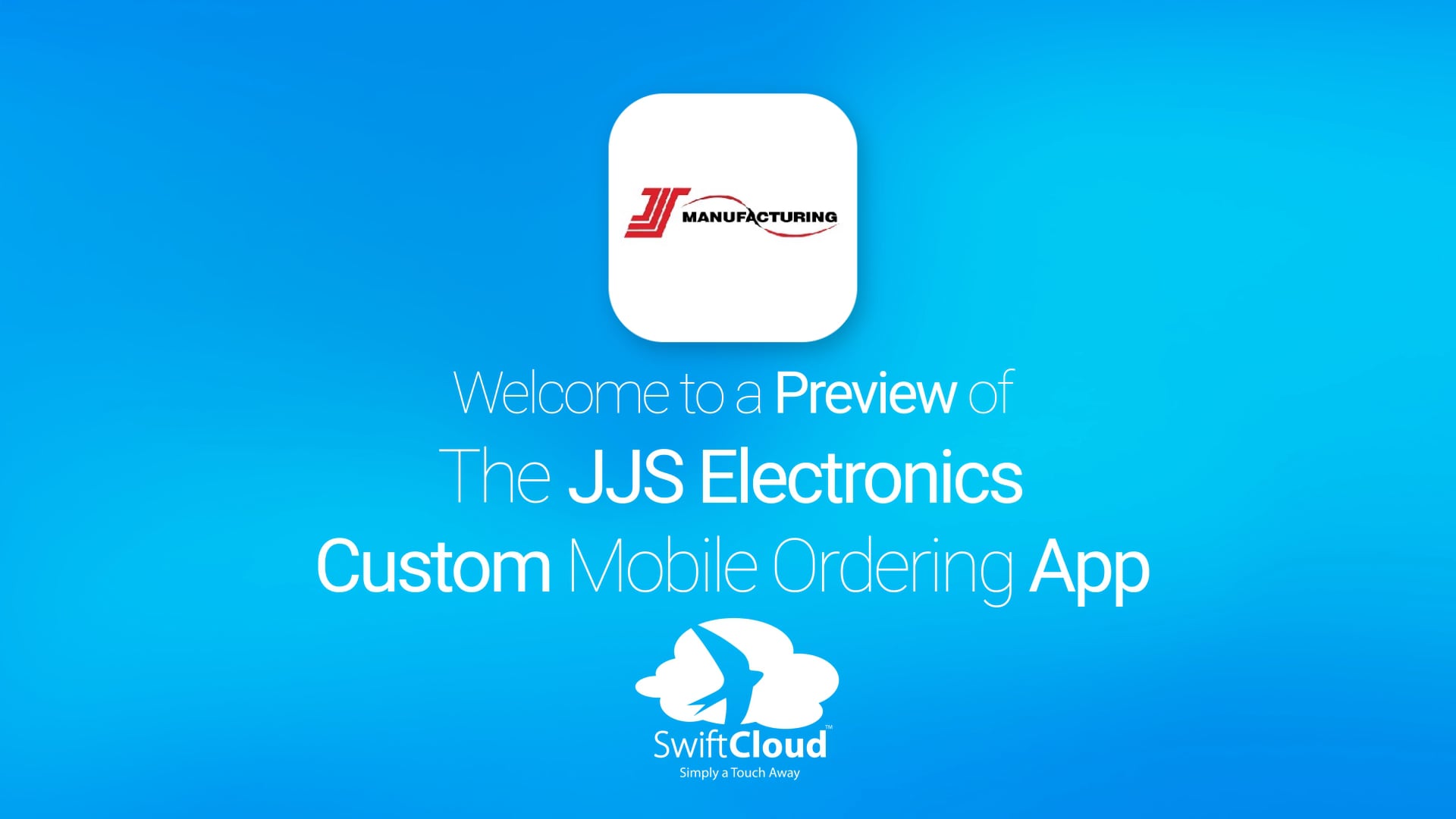 JJS Electronics - Mobile App Preview - JJS0413W on Vimeo