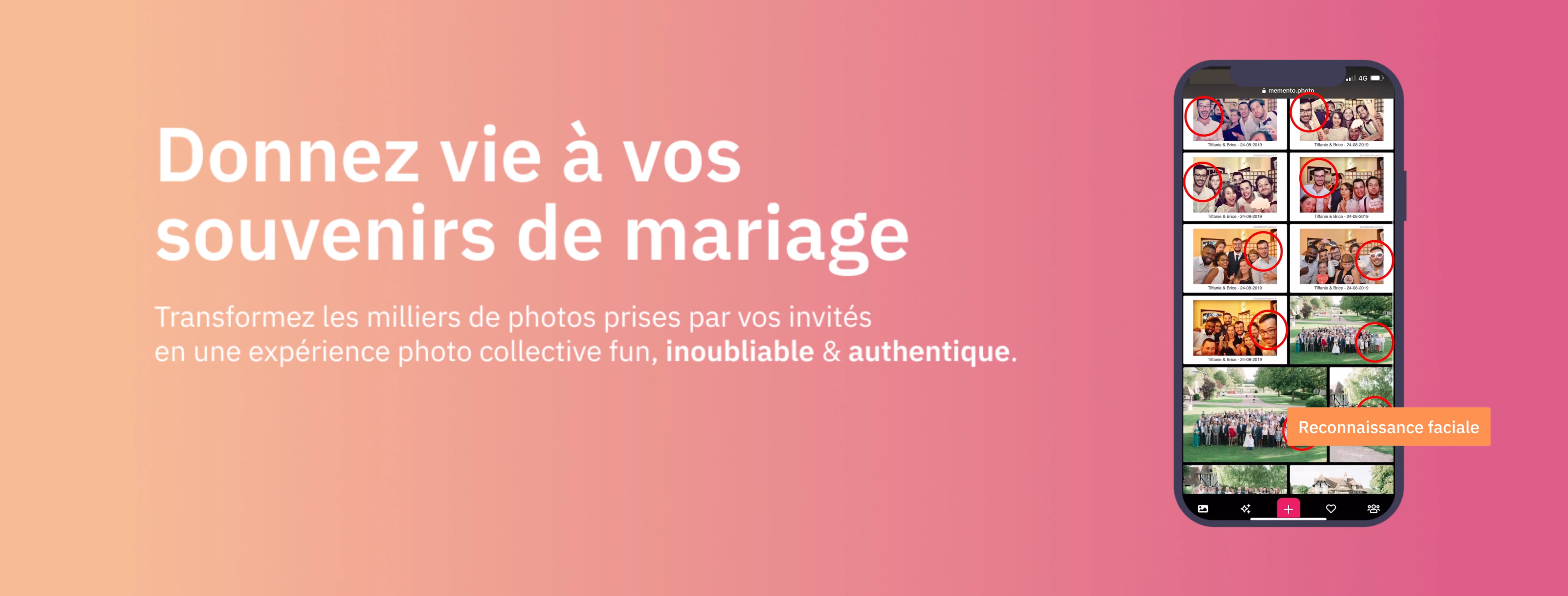 Memento Wedding - Animation photo 100% digitale