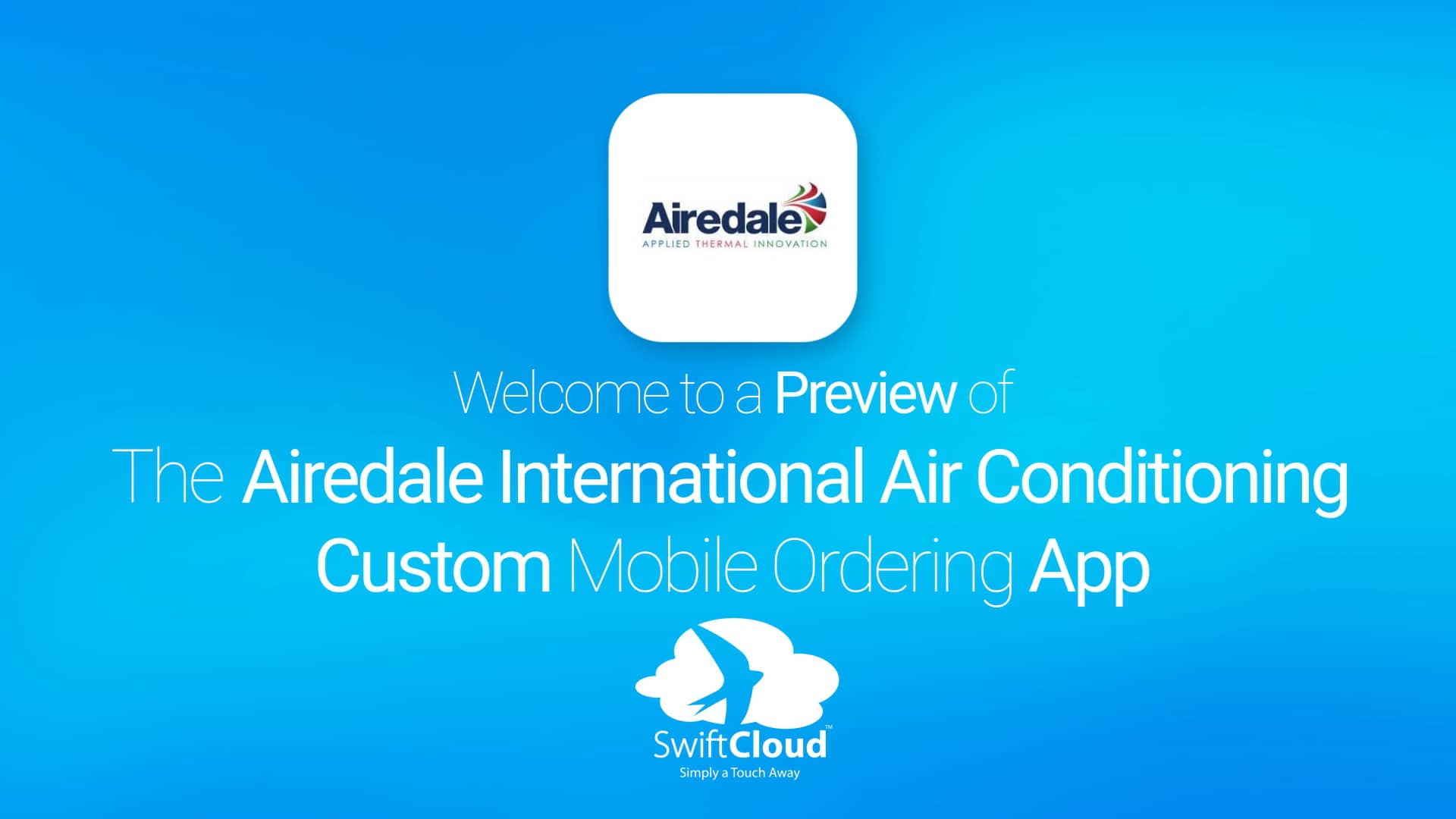 Airedale International Air Conditioning Mobile App Preview AIR149W