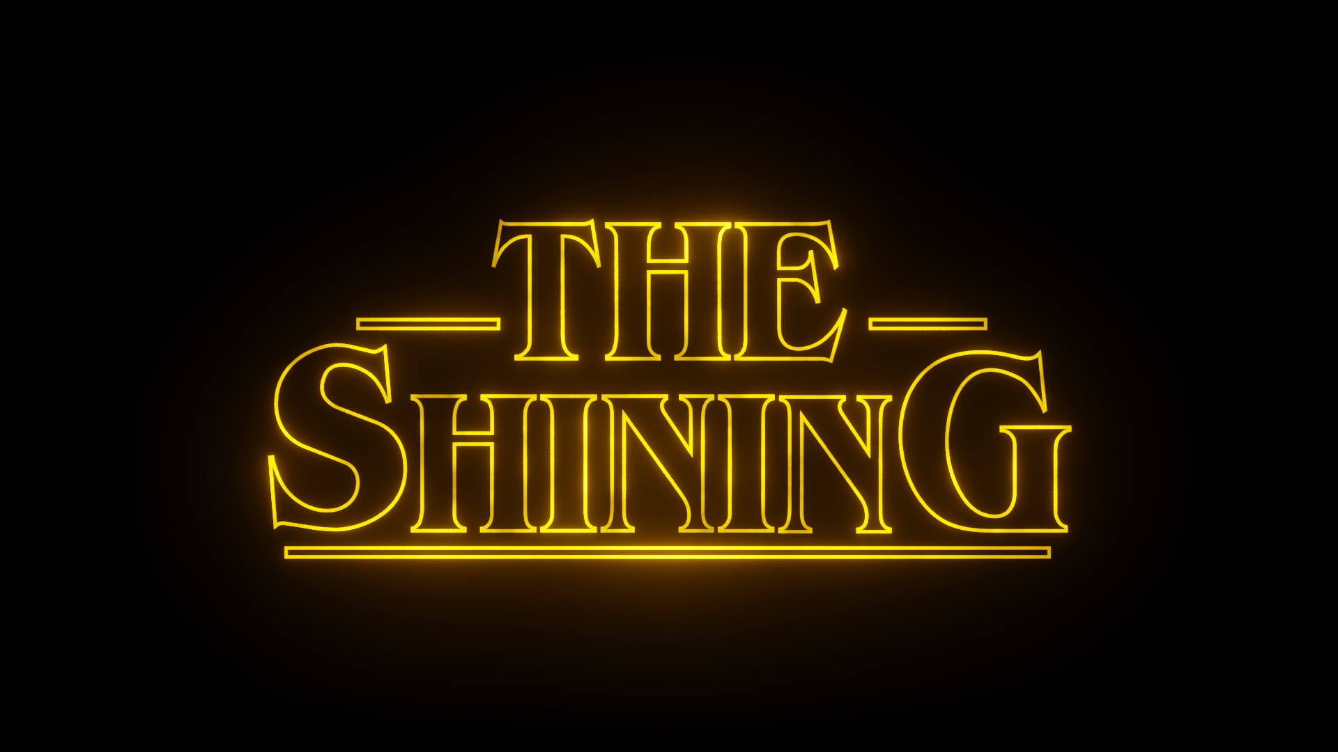 The Shining Title Sequence (Stranger Things) on Vimeo