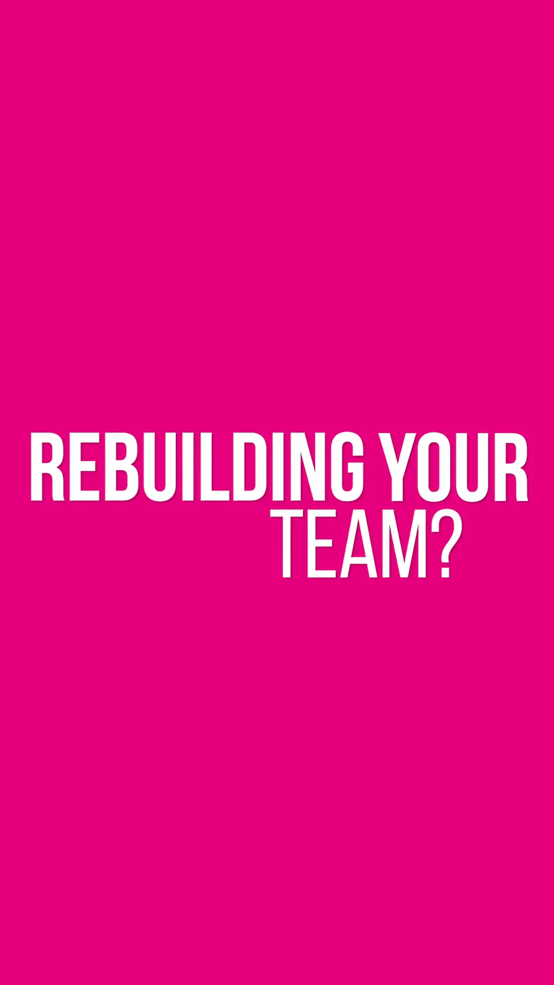 Rebuilding Team Dynamics – Course Promo - H -Portrait on Vimeo