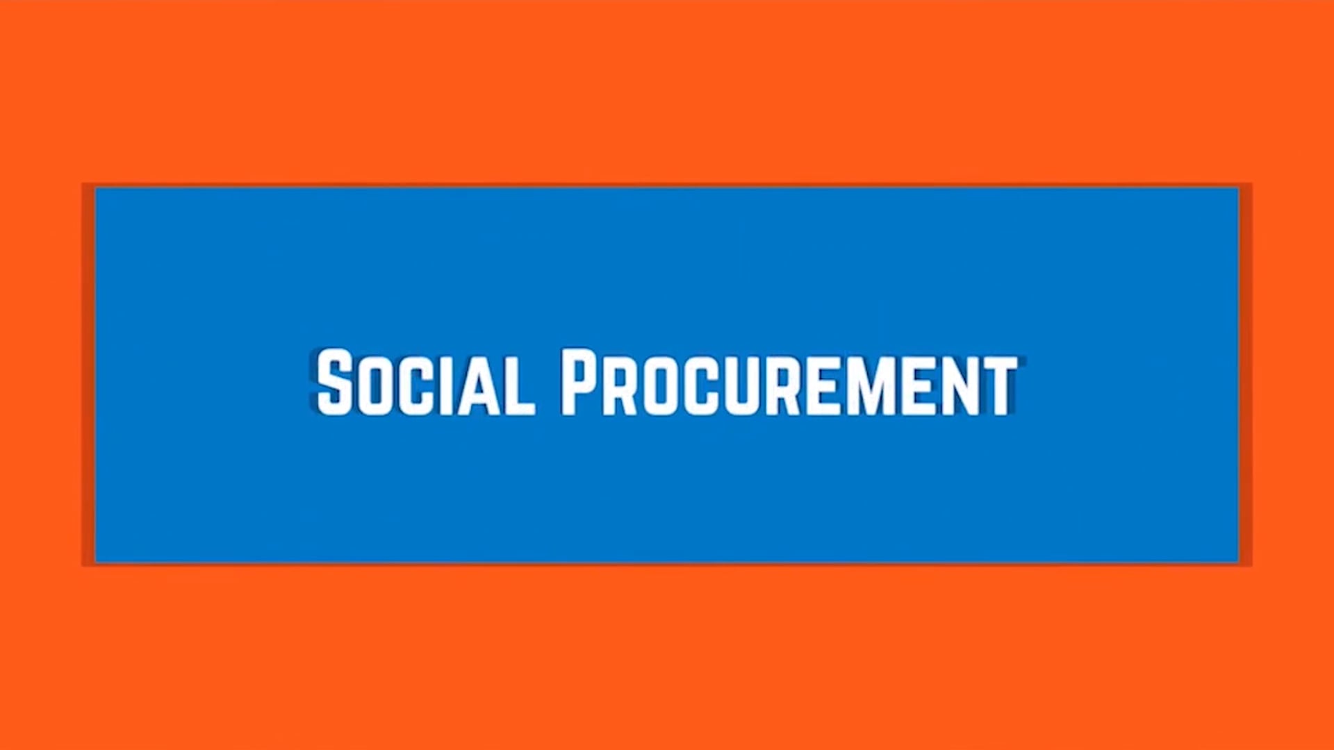 Social Procurement