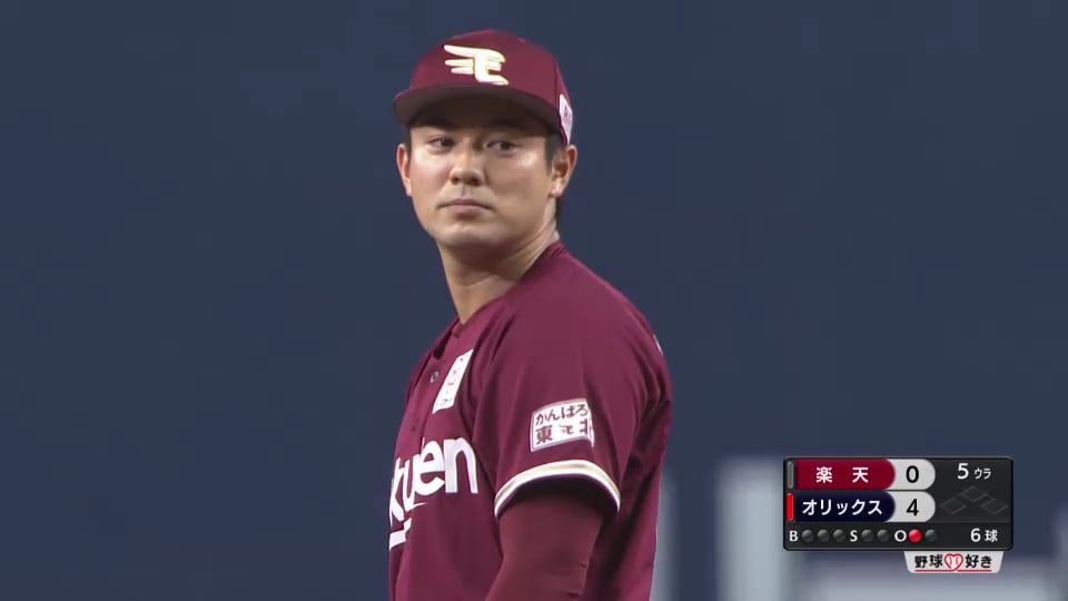 【5回裏】イーグルス・津留﨑がプロ初登板で見逃し三振を奪う!! 2020/6/21 B-E