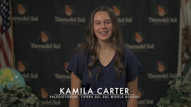 Kamila Carter - TdS Middle School Class of 2020