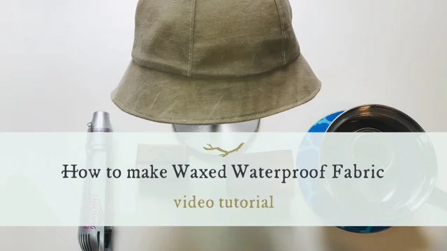 How to Make Waxed Fabric for a Waterproof Garment – Twig + Tale