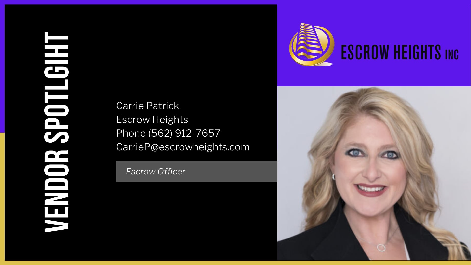 Vendor Spotlight What is Escrow? on Vimeo