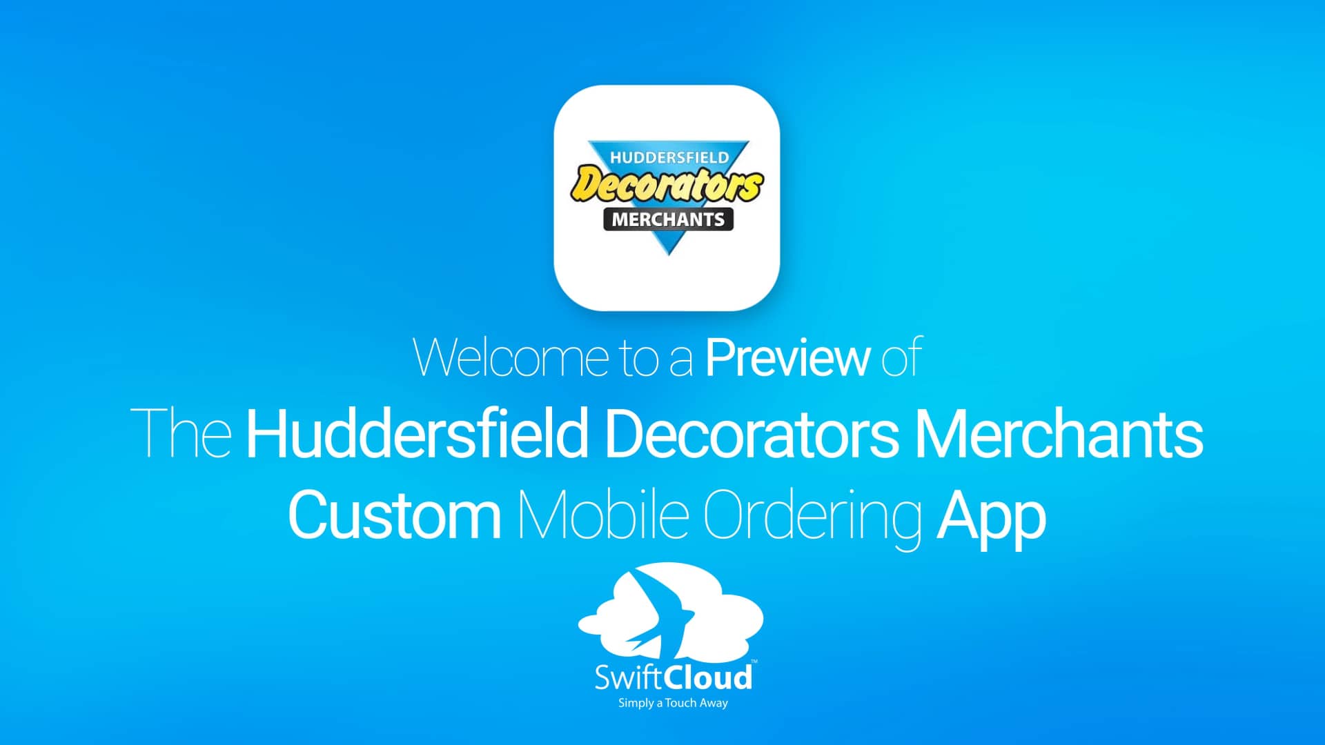 Huddersfield Decorators Merchants Mobile App Preview HUD673W on Vimeo
