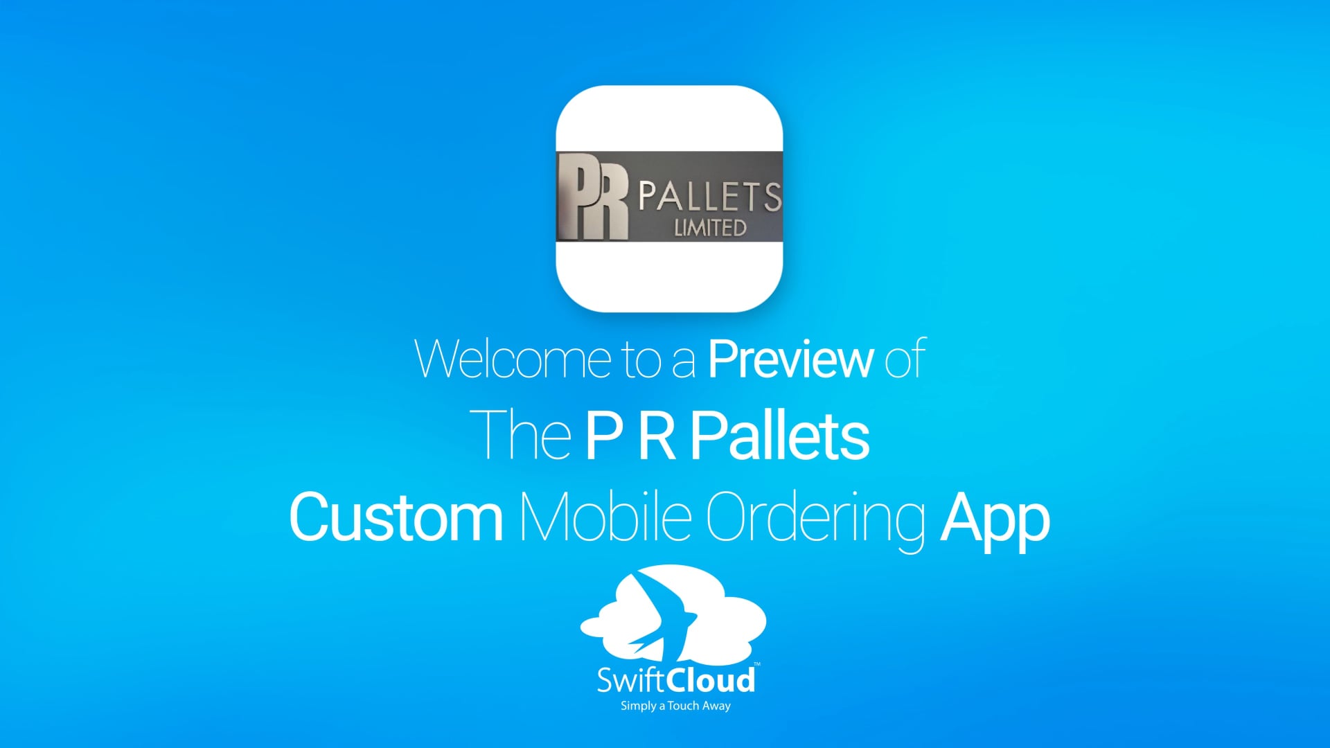P R Pallets - Mobile App Preview - PRP850W on Vimeo