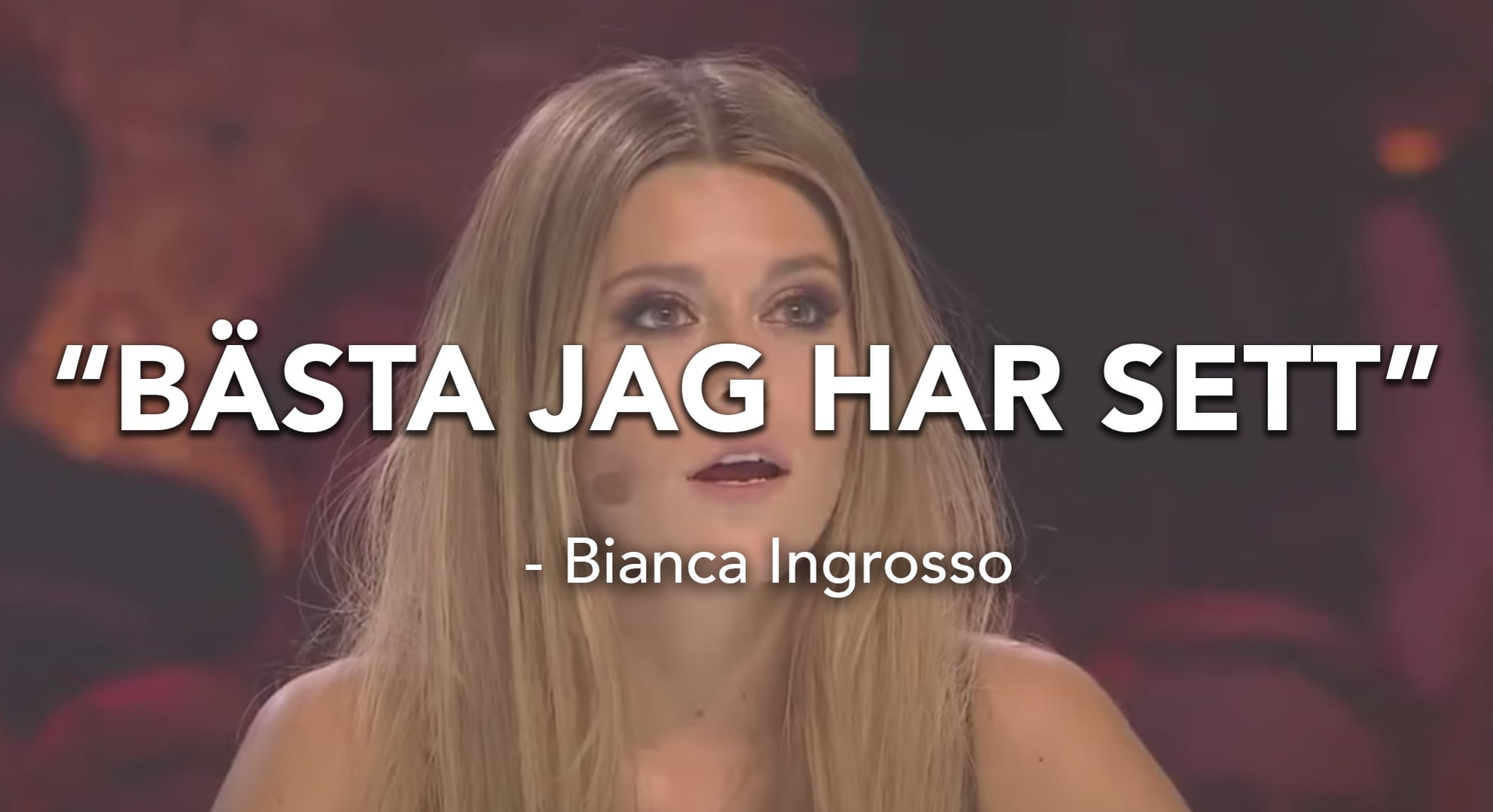 Bianca Ingrosso om Douglas