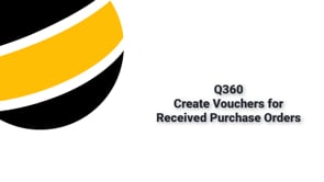 Create a Voucher for Received PO Items