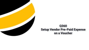 Set Up a Vendor Prepaid Expense on a Voucher