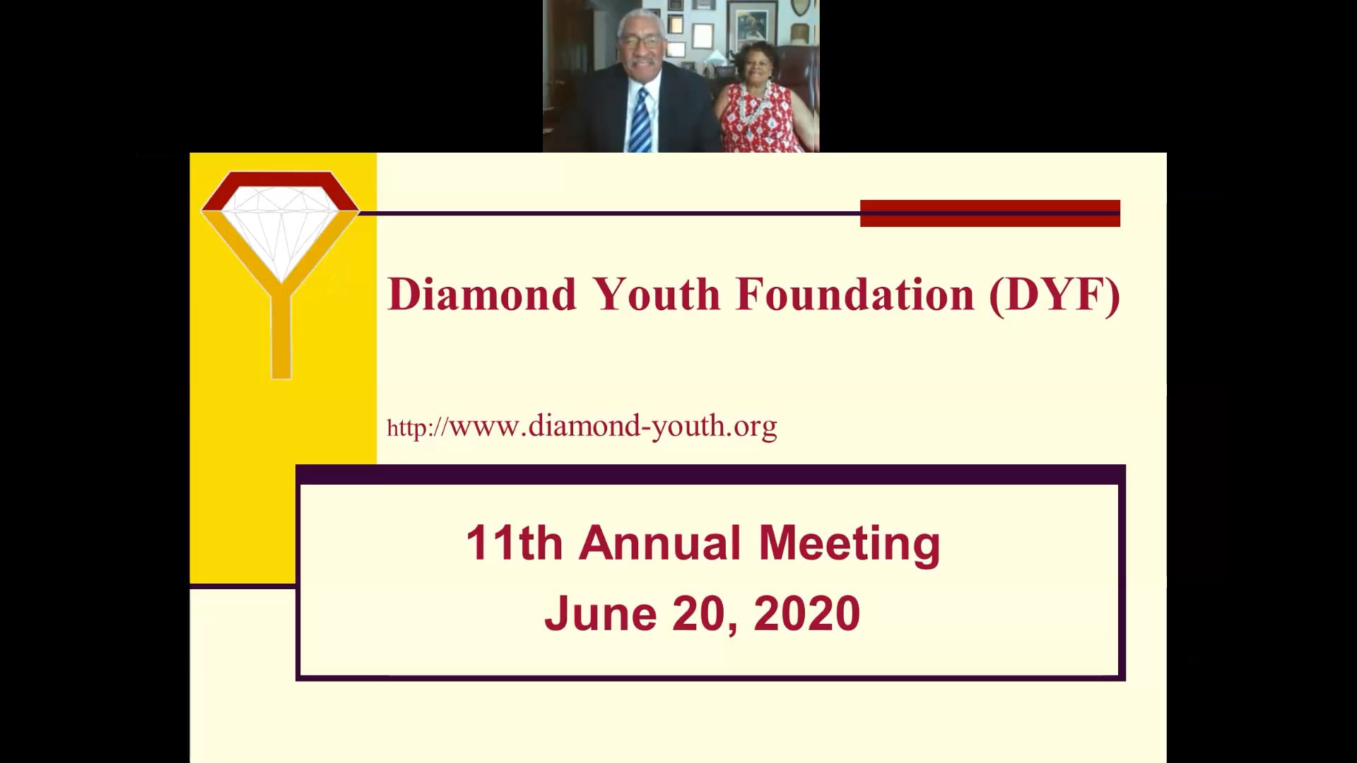 Diamond Youth Foundation 11th Annual Meeting (Virtual) 202006201636