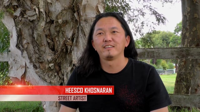 Interview with street and mural artist Heesco Khosnaran