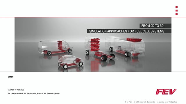 From 0D to 3D: simulation approaches for vehicle fuel cell systems