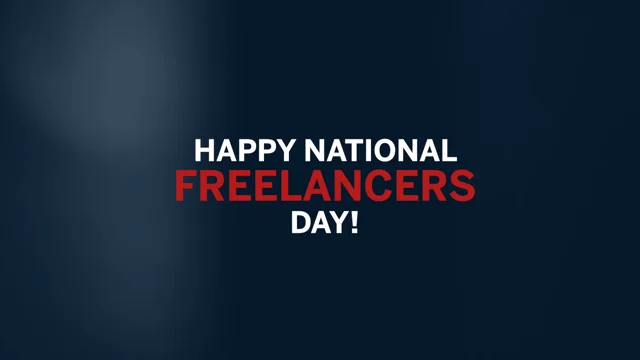 National Freelancers Day - video production London - Aug 04, 2022 | Fifth Frame Video Production