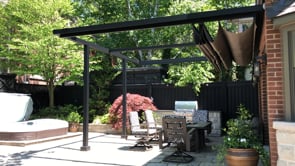 Retractable Shade Structure at Chaplin Estates