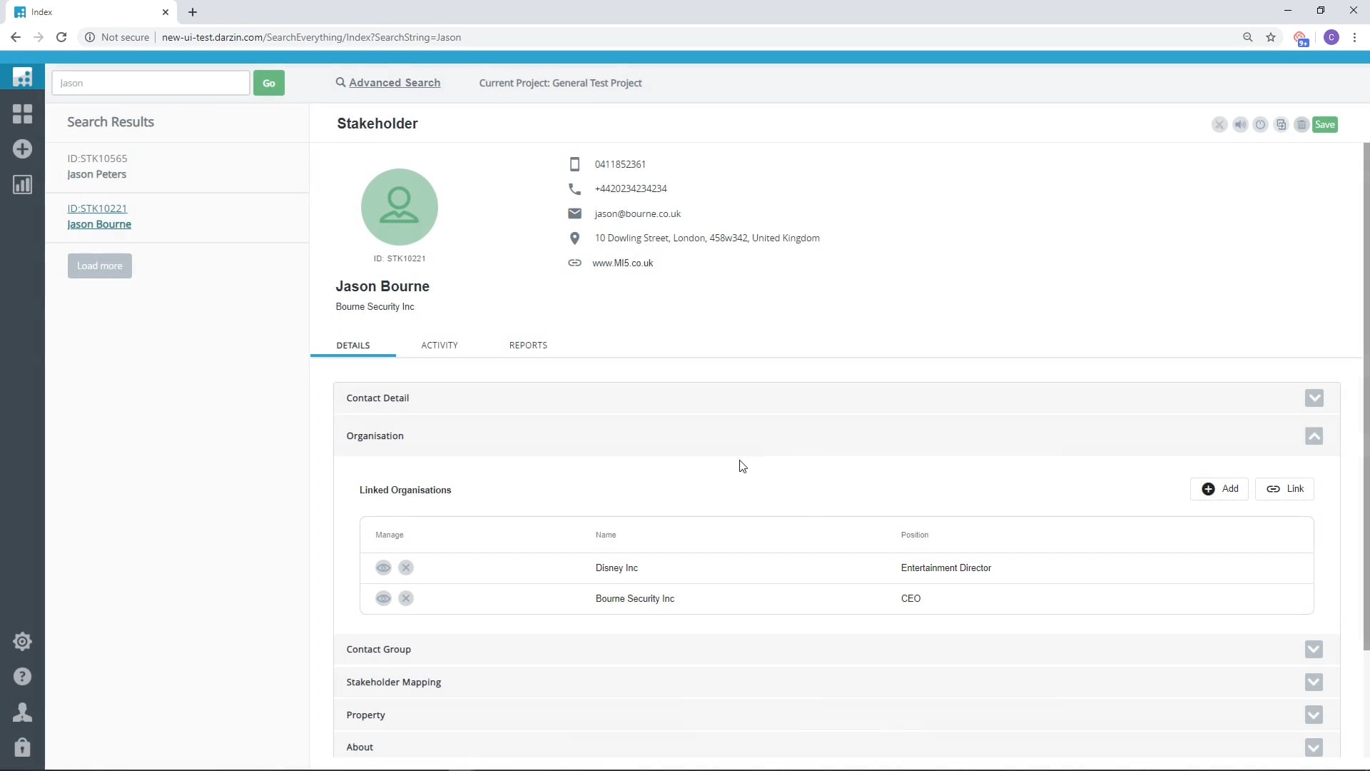 Darzin - Link or Add Organisation - New UI on Vimeo