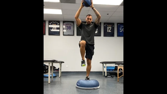 Bosu pro best sale balance trainer exercises