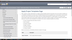 June 2020 Educational Training Webinar - Project Templates and Document Permissions