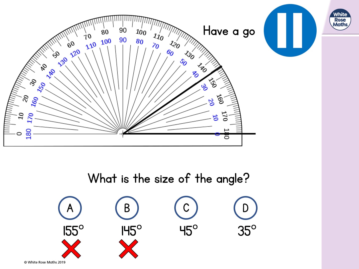 Year 5 Week 10 Lesson 1 Measure with a protractor on Vimeo