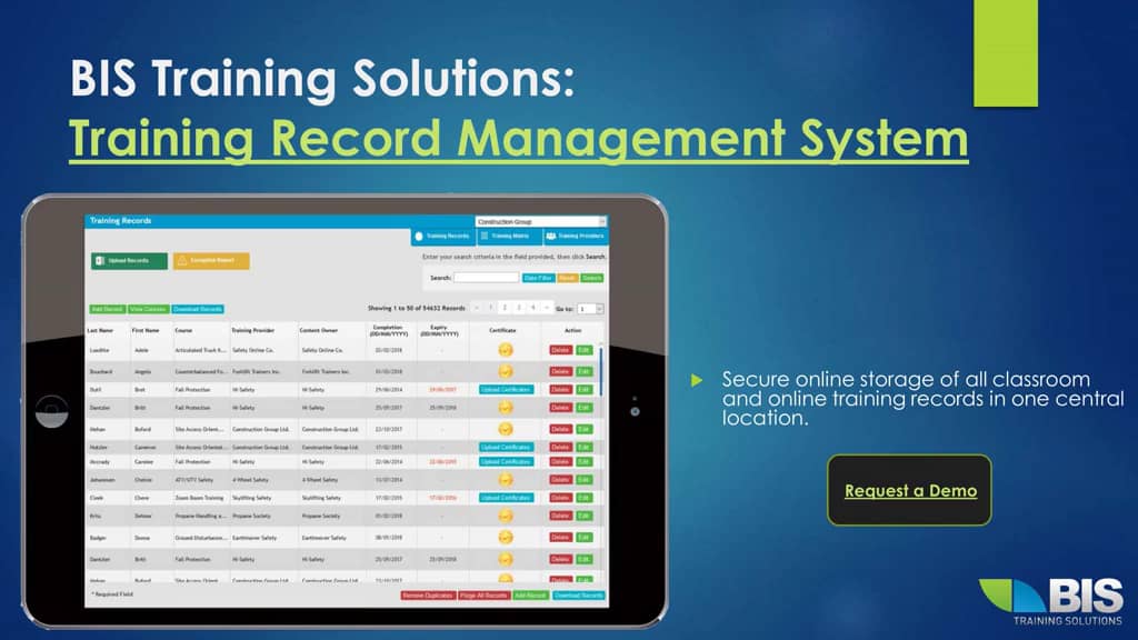 Training Records Management System on Vimeo