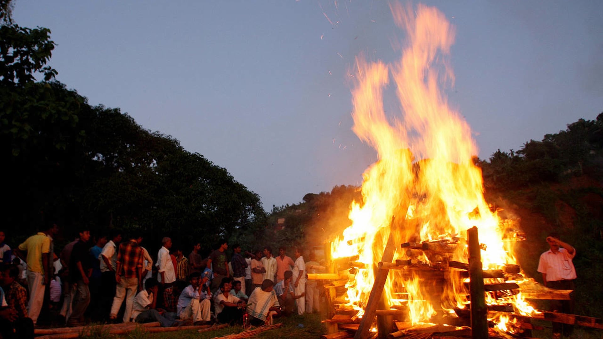 Eco-cremation in India and Green Power on Samso Island